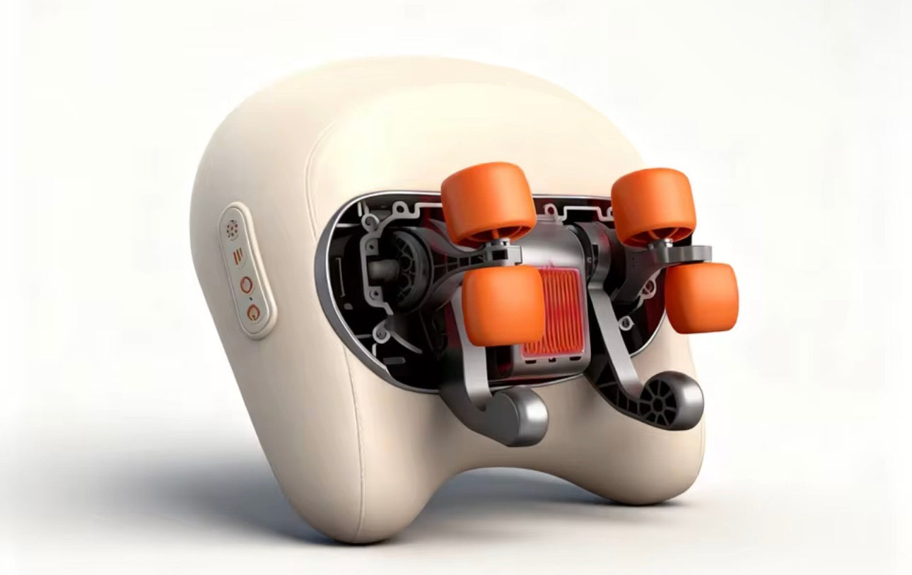 Coussin chauffant massant